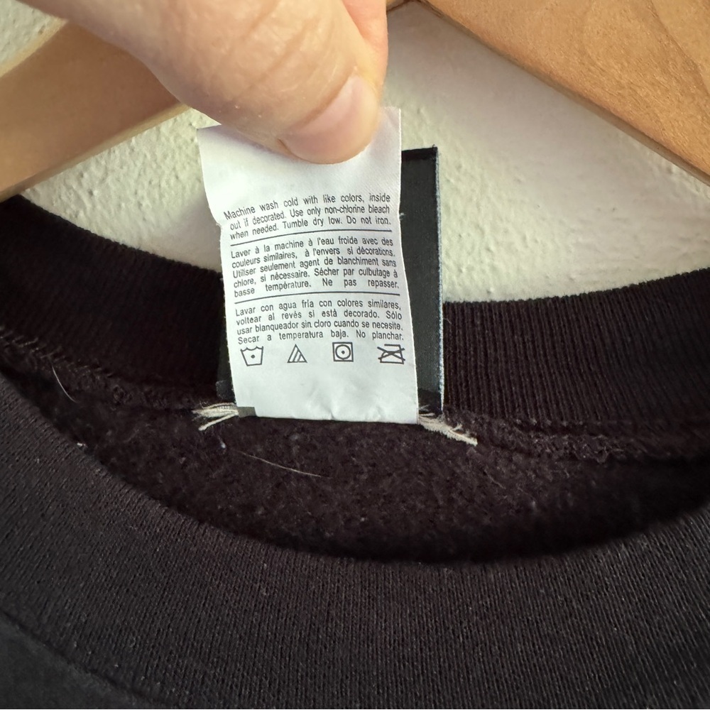 Thrasher Magazine Sweatshirt Godzilla Logo Crewneck Black Small - Picture 4 of 9
